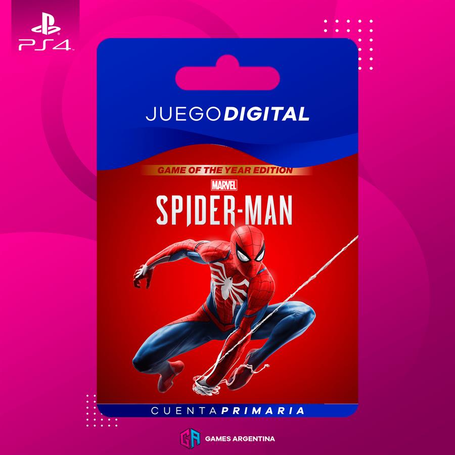 SPIDERMAN GAME OF THE YEAR PS4