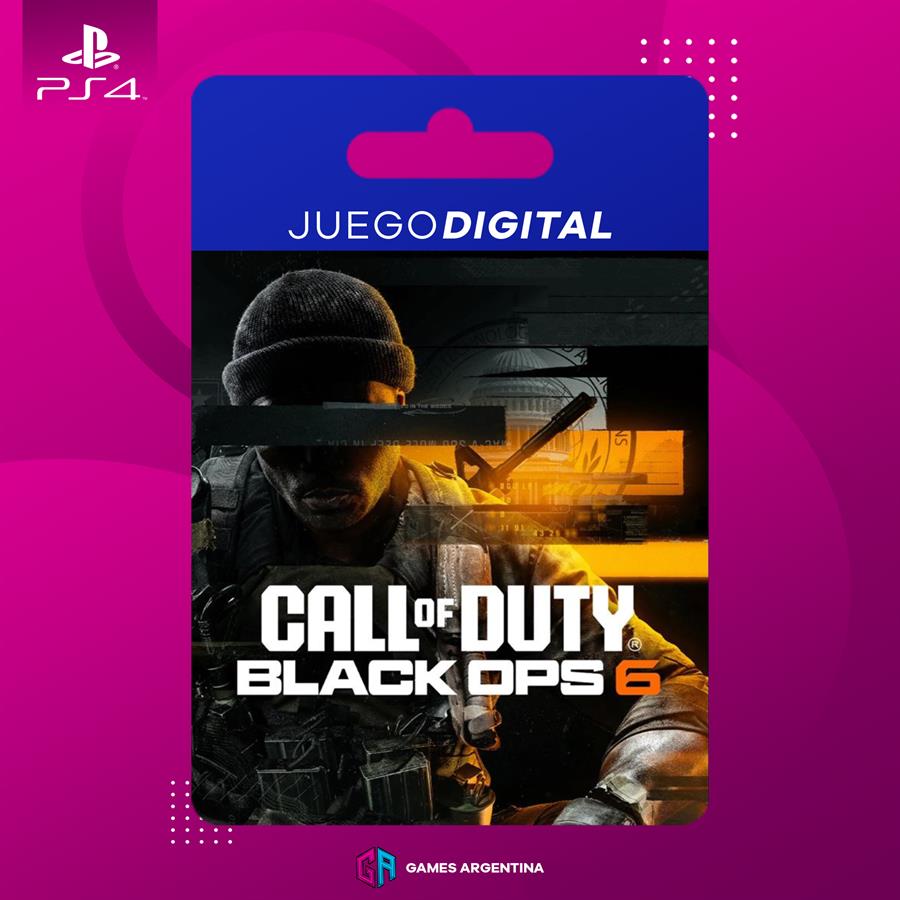 CALL OF DUTY BLACK OPS 6 PS4